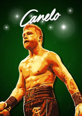 Canelo Alvarez Boxing Poster