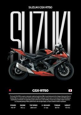 Suzuki GSX-R750 Motorcycle