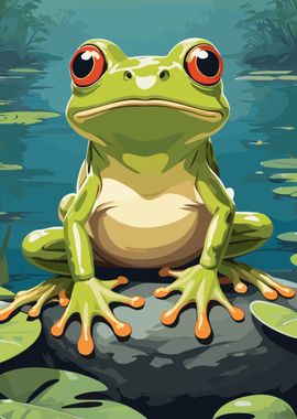 Anime Frog