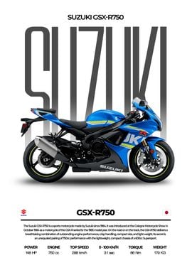 Suzuki GSX-R750 Motorcycle