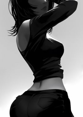 Anime Girl in Black