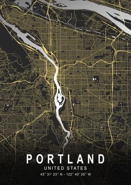 Portland Silver Map