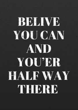 Believe You Can quote