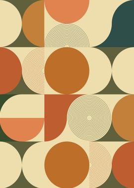 Mid-Century Rustic Shapes