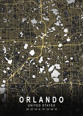 Orlando City Map