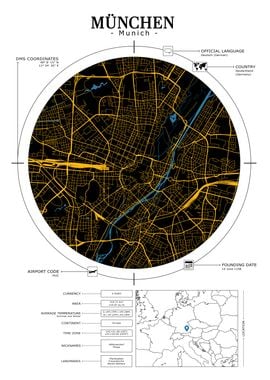 Munich City Map