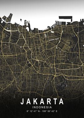 Jakarta Silver Map