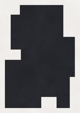 Abstract Black Shapes