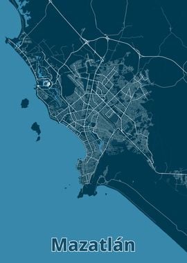 Mazatlán City Map