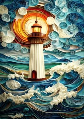 Papercraft Lighthouse