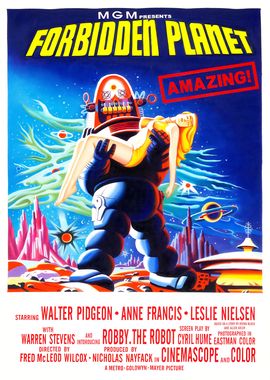 Forbidden Planet Movie Poster