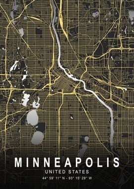 Minneapolis Silver Map