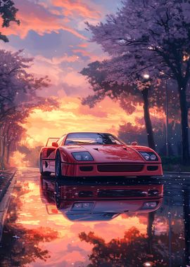 Ferrari F40 Cherry Blossom Japan