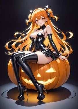 Sexy Anime Halloween Girl