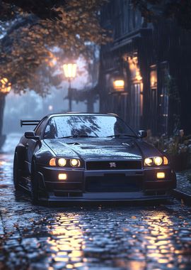 Nissan Skyline GTR R34 Dark