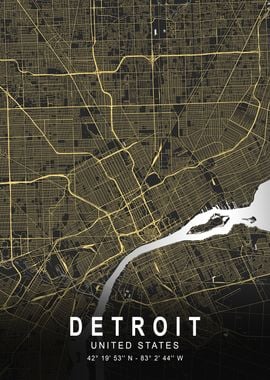 Detroit Silver Map