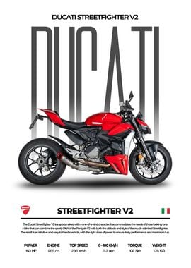 Ducati Streetfighter V2 Motorcycle