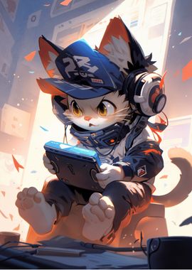 Cat Gamer