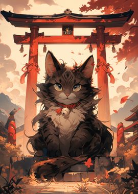 Cat Guardian of the Torii