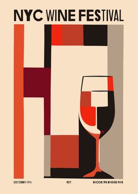 NYC Wine Festival Poster