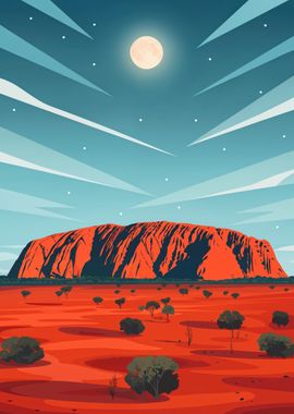 Uluru Night Sky