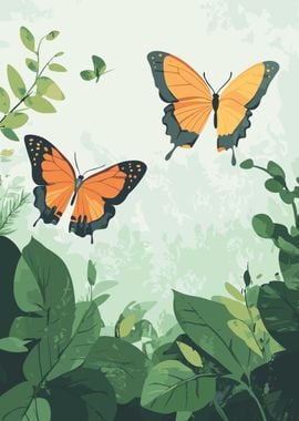 Butterflies in Flight