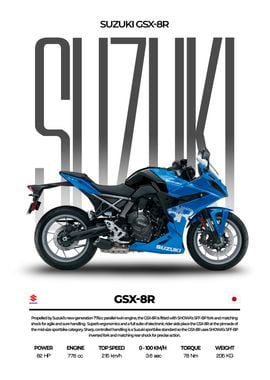 Suzuki GSX-8R Motorcycle