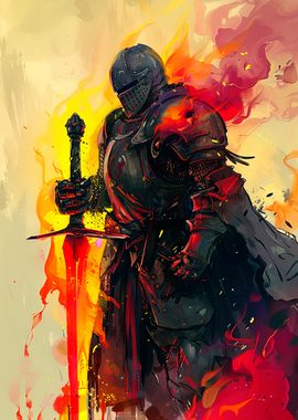 Knight in Flames