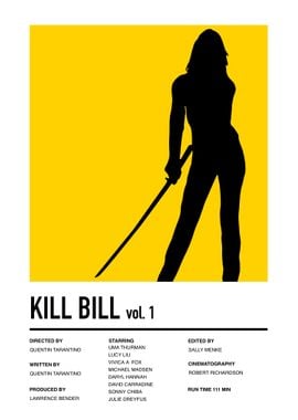 Kill Bill Vol. 1 Movie Poster