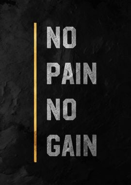 No Pain No Gain Poster