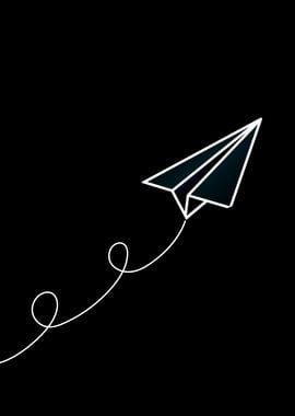 Paper Airplane Minimalist