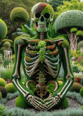 Skeleton Topiary