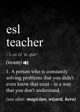 ESL Teacher Definition