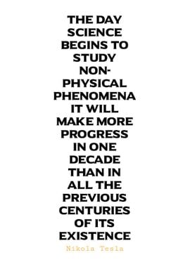 Nikola Tesla quote