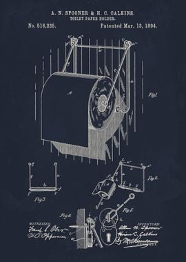 Toilet Paper Holder Patent