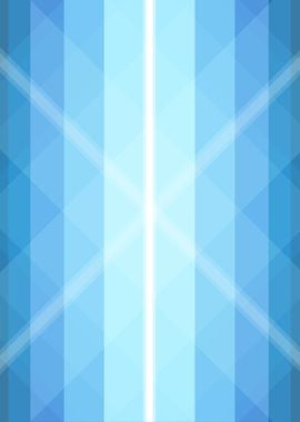 Abstract Blue Geometric Pattern