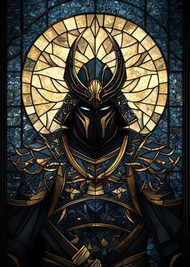 Stained Glass Samurai