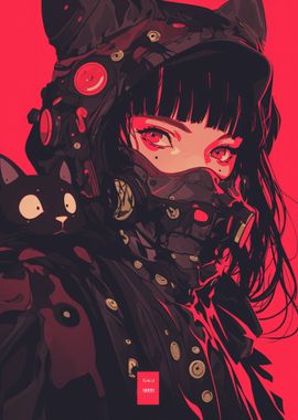 Cyberpunk Anime Girl