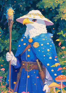 Eagle Wizard in Forest