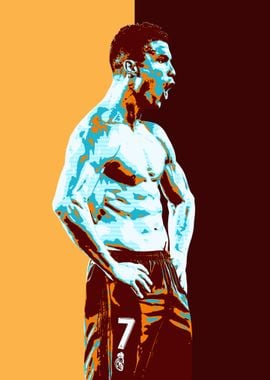 Cristiano Ronaldo Pop Art