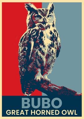 Great Horned Owl Poster