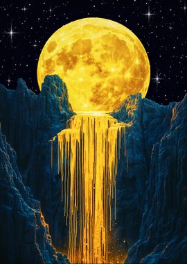 Golden Moon Waterfall