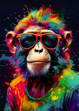 Cool Monkey Art