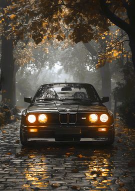 BMW M3 E30 in Autumn