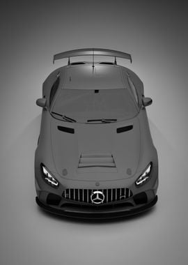 Mercedes-Benz AMG GT4 - Top Front View