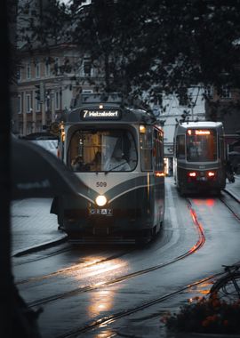 Tram in Graz, Austria