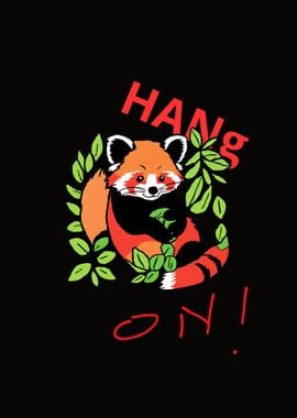 Red Panda Hang On