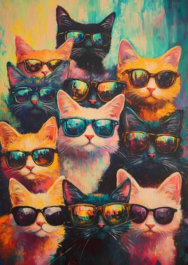 Cool Cats in Sunglasses