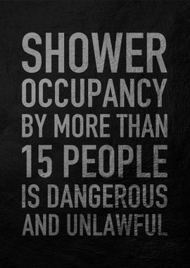 Shower Occupancy Warning