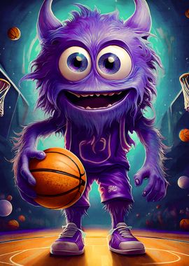 Purple Monster Basketball